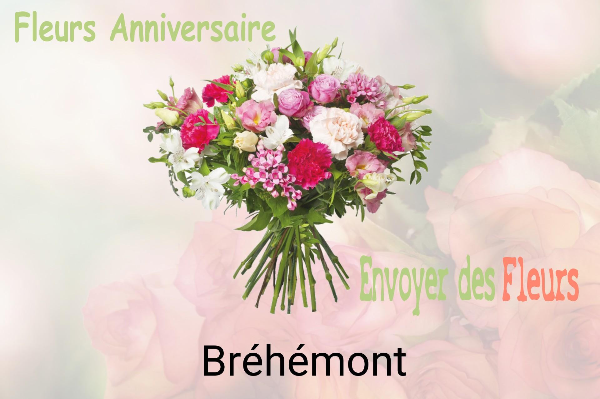 Bouquet de fleurs d’anniversaire livré à Bréhémont